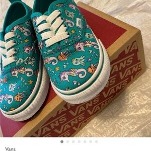Vans Turquoise Fantasy Sneakers